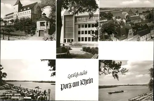 Porz Koeln Rhein Schiff Stadt / Koeln /Koeln Stadtkreis