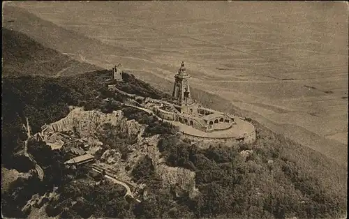 Kyffhaeuser Fliegeraufnahme Denkmal / Bad Frankenhausen /Kyffhaeuserkreis LKR