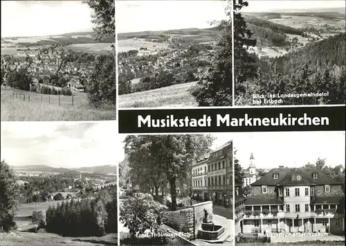 Markneukirchen Musikstadt Ernst-Thaelmann-Platz Museum / Markneukirchen /Vogtlandkreis LKR