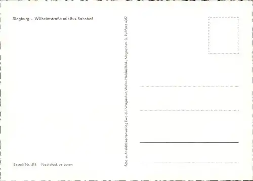 Siegburg Wilhelmstrasse Bus-Bahnhof / Siegburg /Rhein-Sieg-Kreis LKR