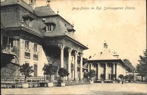 Pillnitz Berg-Palais Kgl. Schlossgarten / Dresden /Dresden Stadtkreis