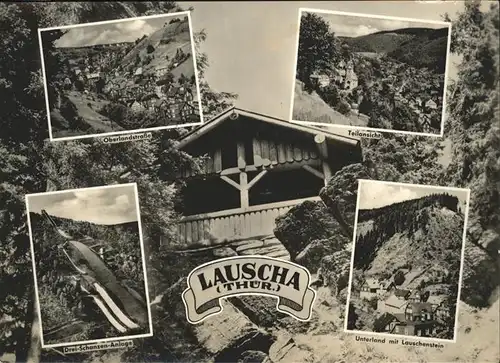 Lauscha Oberlandstrasse Drei Schanzen Anlage Lauschenstein / Lauscha /Sonneberg LKR