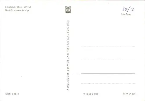 Lauscha Drei Schanzen Anlage / Lauscha /Sonneberg LKR