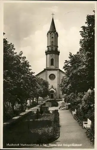 Markneukirchen Kirche
Kriegerdenkmal / Markneukirchen /Vogtlandkreis LKR