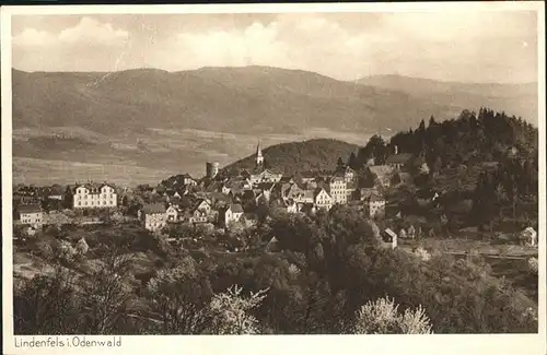 Lindenfels Odenwald Panorama / Lindenfels /Bergstrasse LKR