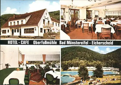 Bad Muenstereifel Hotel-Cafe Oberfollmuehle / Bad Muenstereifel /Euskirchen LKR