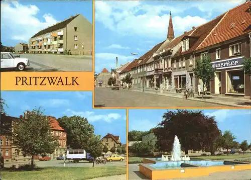 Pritzwalk Bahnhofstrasse
Karl-Marx-Strasse
Strasse des Friedens / Pritzwalk /Prignitz LKR