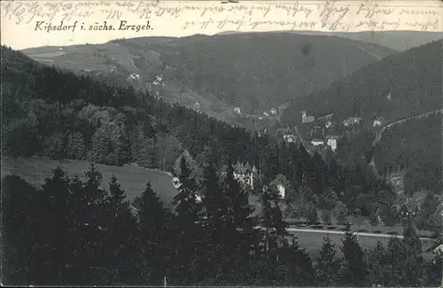 Kipsdorf Gesamtansicht Luftbild / Altenberg /Saechsische Schweiz-Osterzgebirge LKR