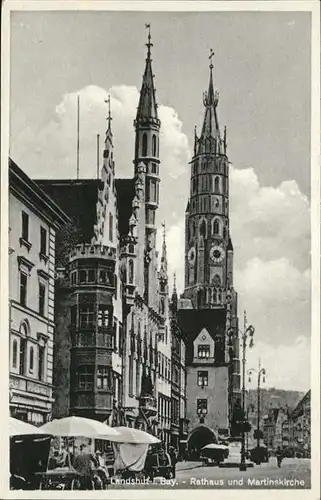 Landshut Rathaus Martinskirche / Landshut /Landshut LKR