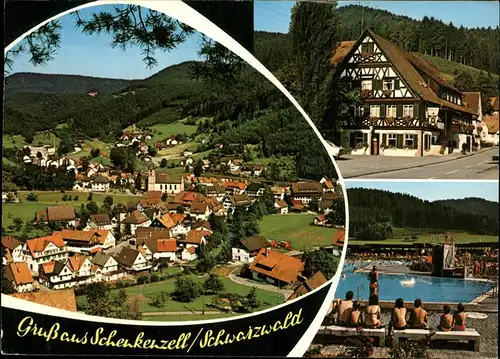 Schenkenzell Panorama Schwimmbad / Schenkenzell Schwarzwald /Rottweil LKR
