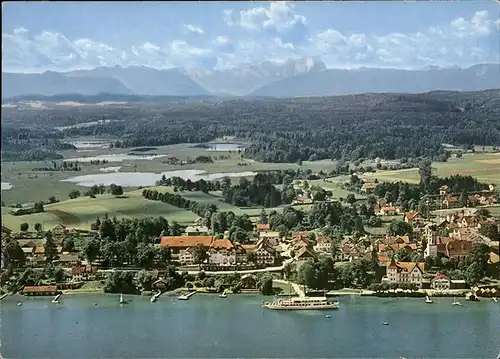 Seeshaupt Starnberger See Zugspitze Panorama / Seeshaupt /Weilheim-Schongau LKR