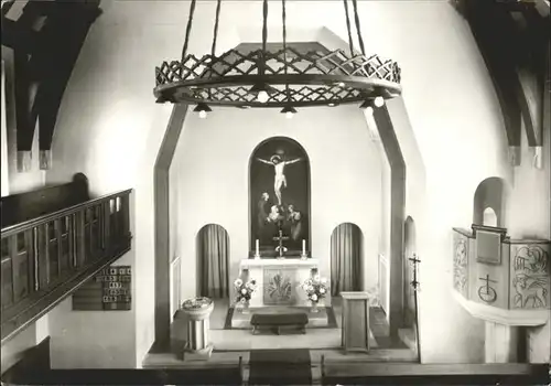 Kipsdorf Bergkirche Inneres / Altenberg /Saechsische Schweiz-Osterzgebirge LKR