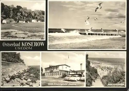 Koserow Bungalows Streckelberg Strand Seeblick /  /