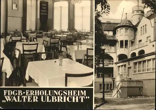 Koserow Erholungsheim Walter Ulbricht /  /