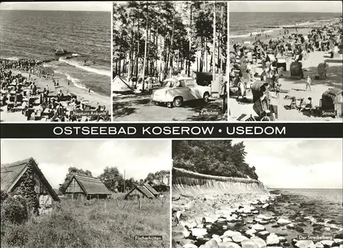 Koserow Strand Campingplatz Steilkueste /  /