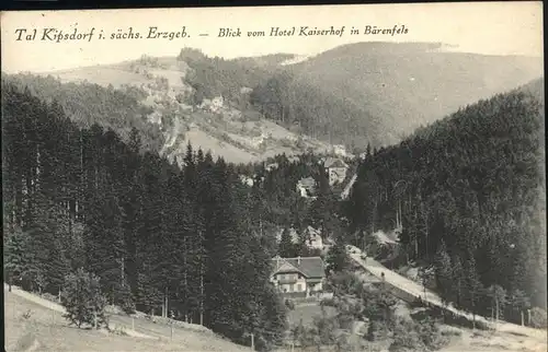 Kipsdorf Tal Kipsdorf Baerenfels / Altenberg /Saechsische Schweiz-Osterzgebirge LKR