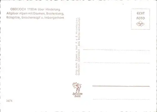 Oberjoch Hindelang
Daumen
Breitenberg
Rotspitze
Entschenkopf / Bad Hindelang /Oberallgaeu LKR