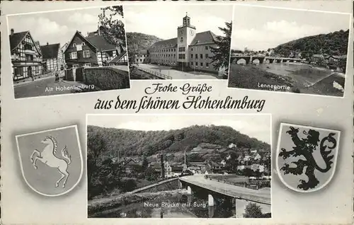 Hohenlimburg Bruecke Burg  / Hagen /Hagen Stadtkreis