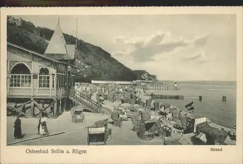 Sellin Ruegen Strand / Sellin Ostseebad /Ruegen LKR