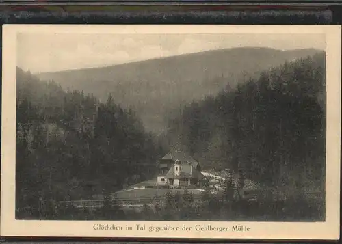 Gehlberg Gloecken im Tal Gehlberger Muehle / Gehlberg /Ilm-Kreis LKR