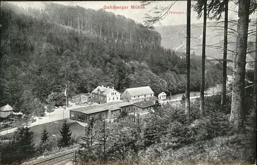 Gehlberg Gehlberger Muehle / Gehlberg /Ilm-Kreis LKR