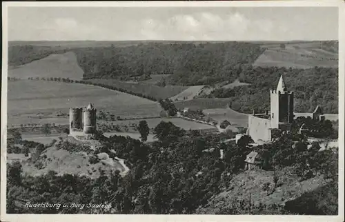 Rudelsburg Burg Saaleck / Bad Koesen /Burgenlandkreis LKR