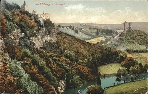 Rudelsburg Saaleck / Bad Koesen /Burgenlandkreis LKR