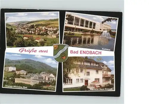 Bad Endbach Kurhaus Kneipp Rheuma Bad Kurheim Haus Enwuch / Bad Endbach /Marburg-Biedenkopf LKR