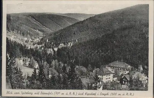 Kipsdorf Baerenfels  / Altenberg /Saechsische Schweiz-Osterzgebirge LKR