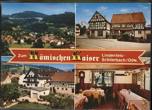 Lindenfels Odenwald Zum Roemischen Kaiser / Lindenfels /Bergstrasse LKR