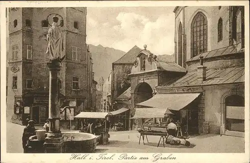 Hall Tirol Brunnen / Hall in Tirol /Innsbruck