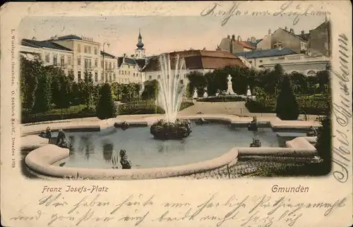 Gmunden Salzkammergut Franz Josefs-Platz / Gmunden /Traunviertel