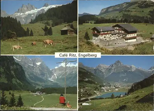 Engelberg OW Cafe Ritz, Restaurant Pension Gerschnialp  / Engelberg /Bz. Obwalden