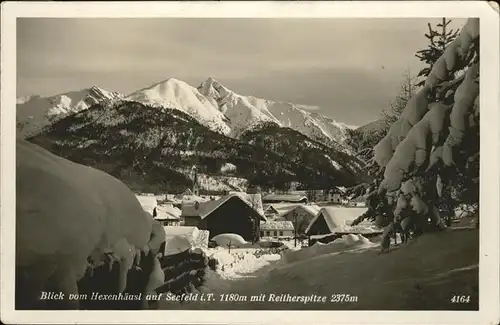 Seefeld Tirol Teilansicht Reitherspitze / Seefeld in Tirol /Innsbruck