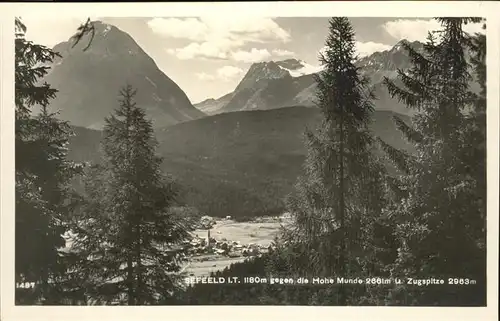 Seefeld Tirol Hohe Munde Zugspitze / Seefeld in Tirol /Innsbruck