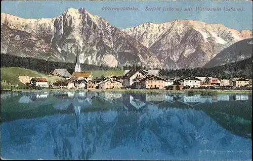 Seefeld Tirol Gesamtansicht Wetterstein / Seefeld in Tirol /Innsbruck