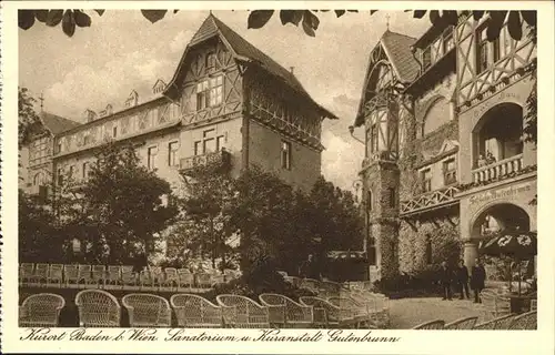 Baden Wien Sanatorium Gutenbrunn / Baden /Wiener Sueden