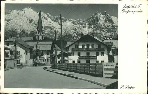 Seefeld Tirol Strassenpartie / Seefeld in Tirol /Innsbruck