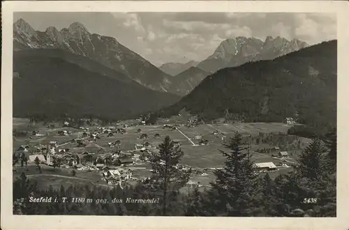 Seefeld Tirol Gesamtansicht Karwendel / Seefeld in Tirol /Innsbruck