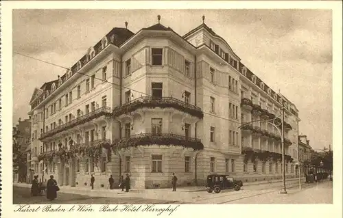 Baden Wien Hotel Herzoghof / Baden /Wiener Sueden