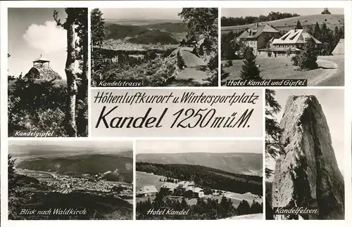 Kandel Waldkirch Breisgau Hotel Kandel Kandelfelsen Waldkirch Kandelgipfel / Waldkirch /Emmendingen LKR