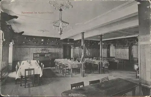 Kandel Waldkirch Breisgau Hotel Speisesaal / Waldkirch /Emmendingen LKR