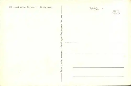 Birnau Klosterkirche / Uhldingen-Muehlhofen /Bodenseekreis LKR