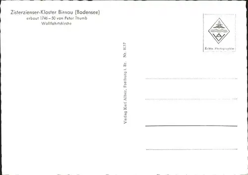 Birnau Kloster Birnau / Uhldingen-Muehlhofen /Bodenseekreis LKR