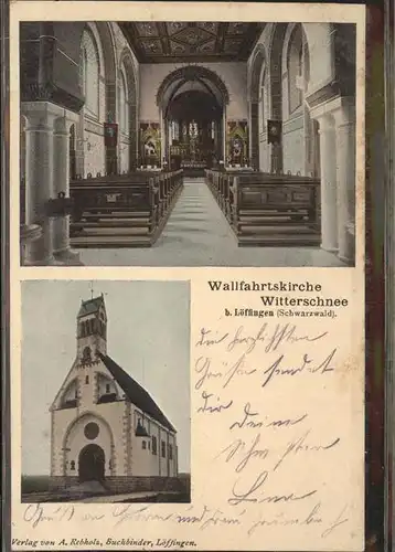 Loeffingen Wallfahrtskirche Wiiterschnee / Loeffingen /Breisgau-Hochschwarzwald LKR