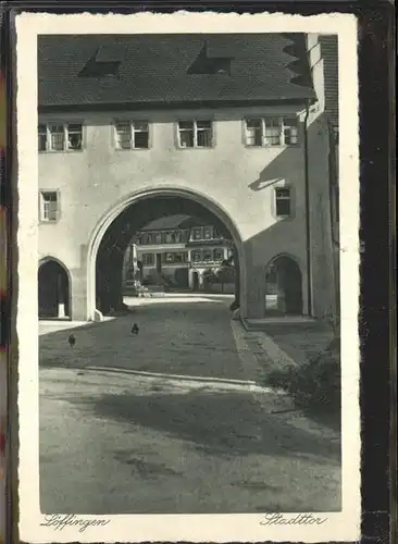 Loeffingen Stadttor / Loeffingen /Breisgau-Hochschwarzwald LKR