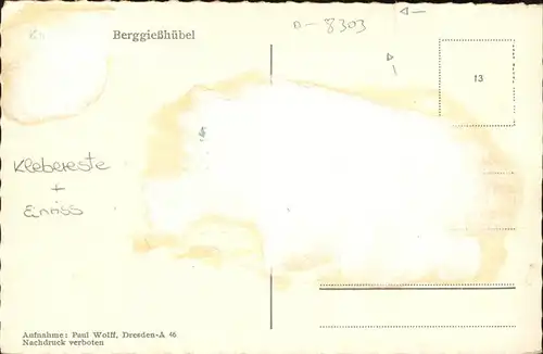 Berggiesshuebel  / Bad Gottleuba-Berggiesshuebel /Saechsische Schweiz-Osterzgebirge LKR