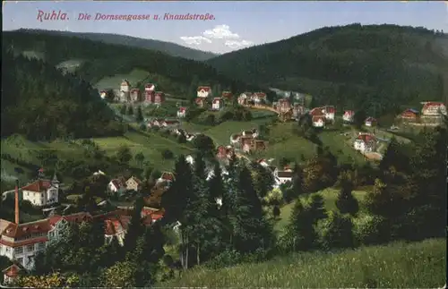 Ruhla Dornsengasse Knaudstrasse / Ruhla /Wartburgkreis LKR