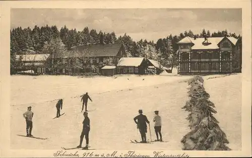 Schmuecke Ski Winter / Gehlberg /Ilm-Kreis LKR