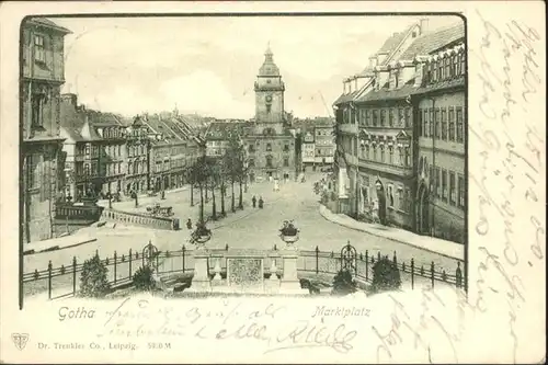 Gotha Thueringen Marktplatz  / Gotha /Gotha LKR